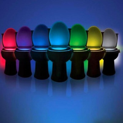 Lampa de veghe pentru toaleta cu LED, senzor de miscare si lumin