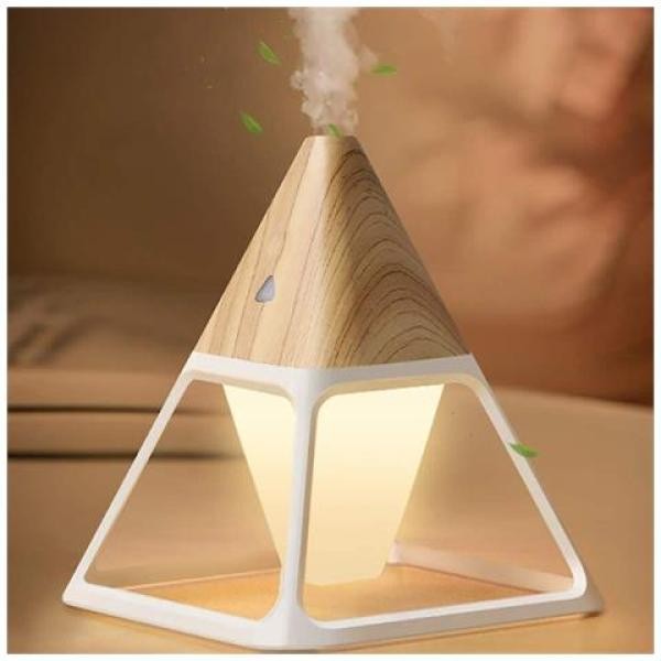 Umidificator piramidal lampa, cu Usb si telecomanda